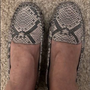 Lucky brand snake print flats size 9
